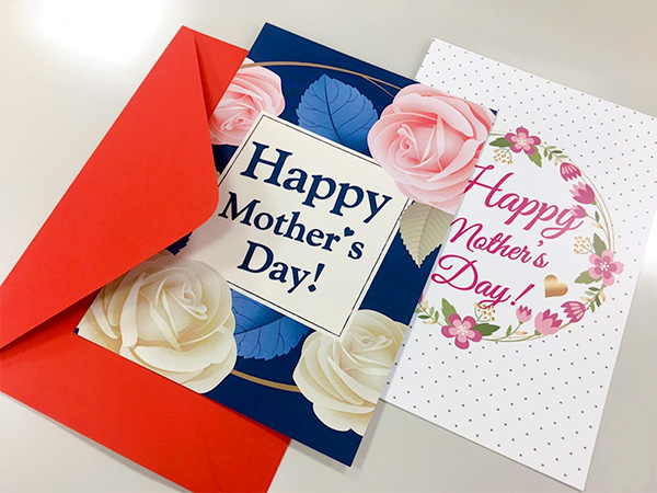 影印機厚紙列印：母親節卡片製作