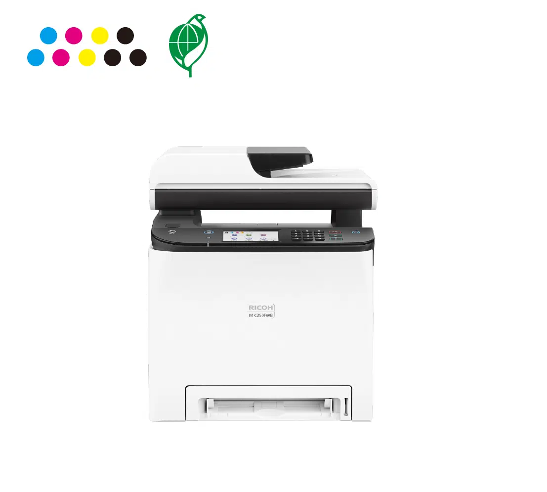 互盛39周年慶!買事務機享超值優惠,抽健康好禮 RICOH MC250FWB 彩色多功能事務機