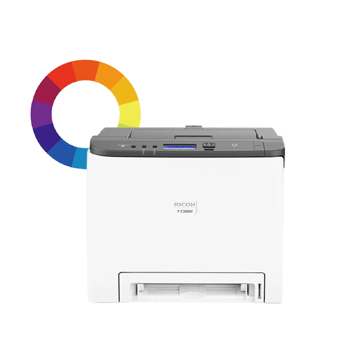 龍厚禮!下載APP享優惠,買事務機送碳粉,再享3年保固 RICOH PC300W 彩色多功能事務機