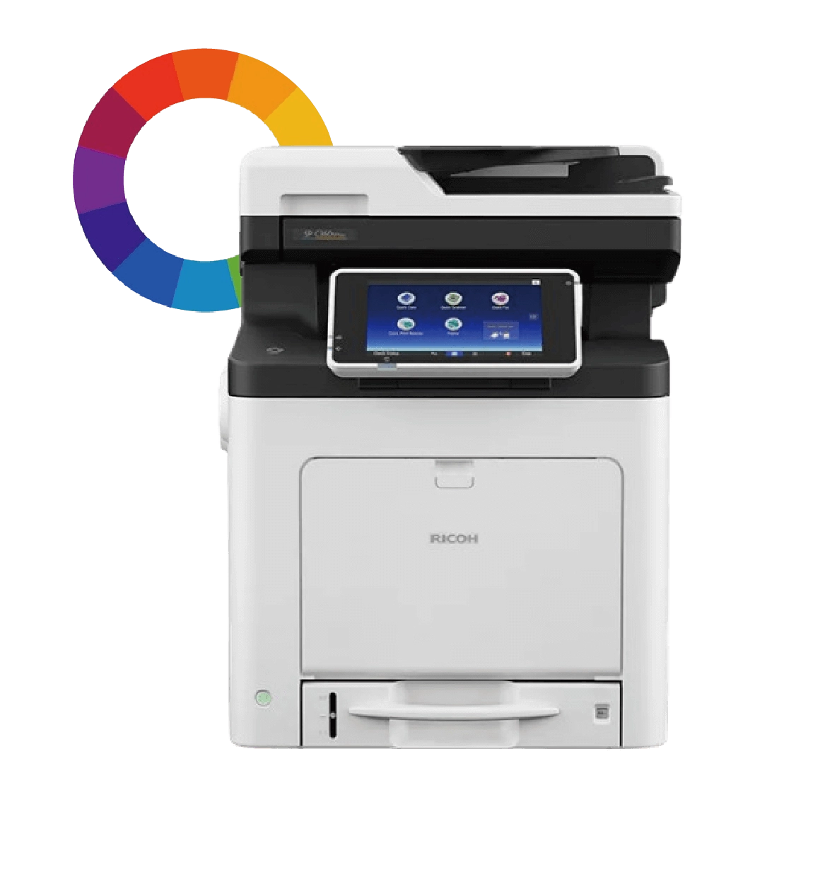 龍厚禮!下載APP享優惠,買事務機送碳粉,再享3年保固 RICOH SP C360SFNw 彩色多功能事務機