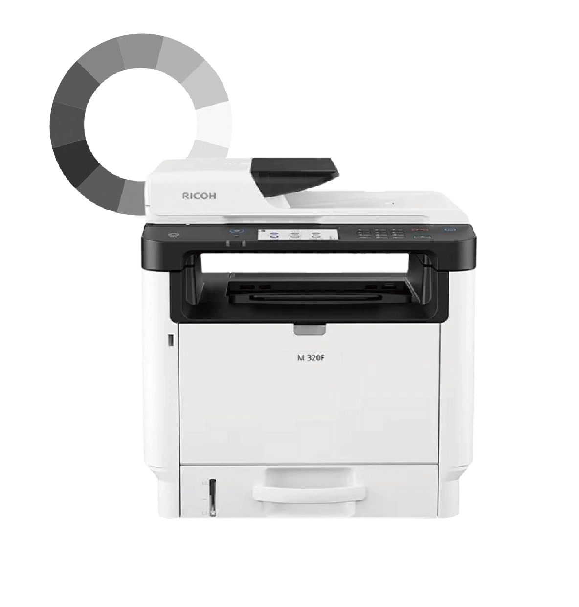 多功能事務機TOP 3!最萬用的雷射事務機推薦 RICOH M 320FB_事務機價格