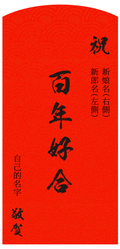 2025婚禮紅包賀詞寫法!除了永浴愛河,新婚賀詞還能這樣寫 婚禮紅包賀詞寫法