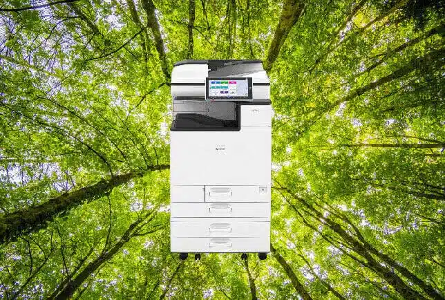 綠色採購首選｜RICOH影印機與事務機碳粉全面環保標章認證，機體87%可回收