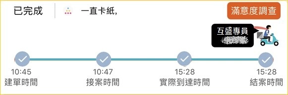 Q. 工程師已經維修完畢了，如何對維修工程師的服務給予評價？