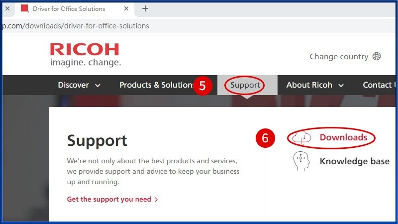 [ 其他 ] Q. 如何下載RICOH事務機驅動程式？