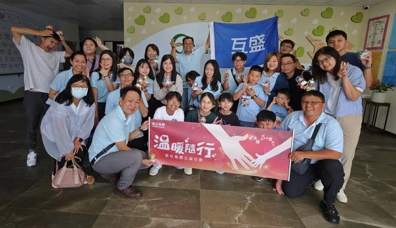 互盛桃竹苗｜財團法人桃園市私立祥育啟智教養院X 帶領院生製作永生花燈