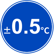 零接觸量測溫度-溫度誤差正負0.5°C